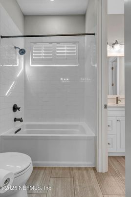 Bathroom, Interior, Wood Texture Flooring