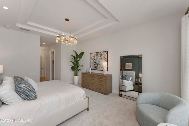Bedroom, Interior, Pendant Lights, Recessed Lighting