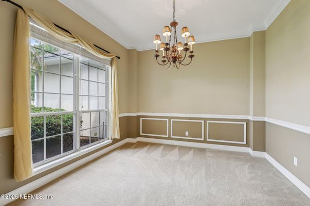 Chandelier, Empty room, Interior
