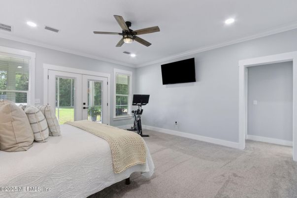 Bedroom, Fitness Equipment, Interior, Recessed Lighting