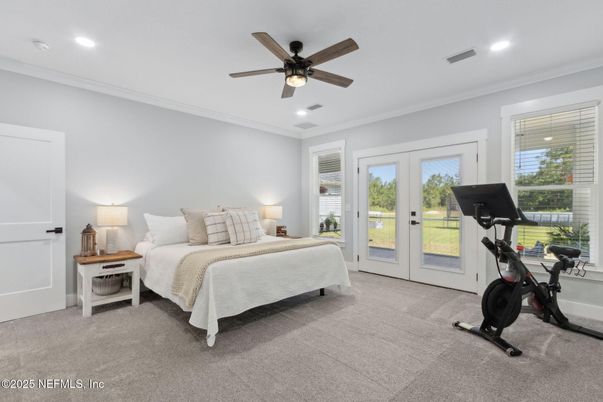 Bedroom, Fitness Equipment, Interior, Recessed Lighting