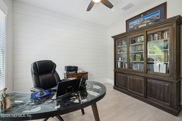 Home Office, Interior, Wood Texture Flooring