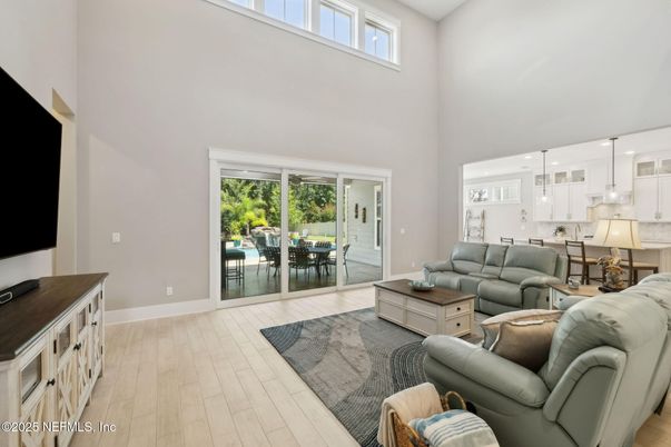 Dining room, Interior, Kitchen, Living room, Pendant Lights, Recessed Lighting, Wood Texture Flooring