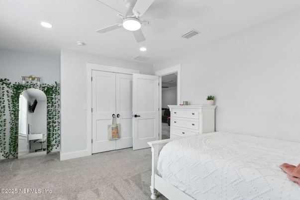 Bedroom, Interior, Recessed Lighting