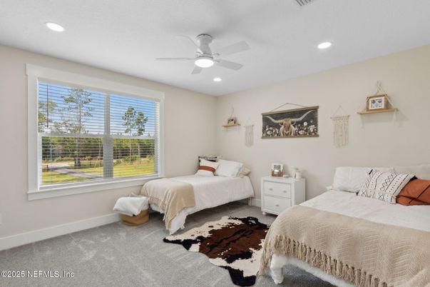 Bedroom, Interior, Recessed Lighting