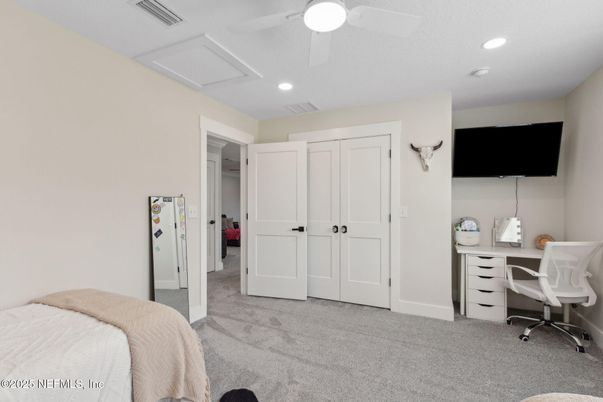 Home Office, Interior, Recessed Lighting