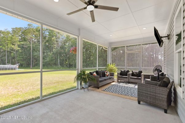 Interior, Living room, Recessed Lighting, Sun Room