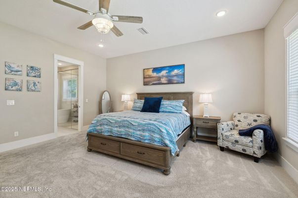 Bedroom, Interior, Recessed Lighting