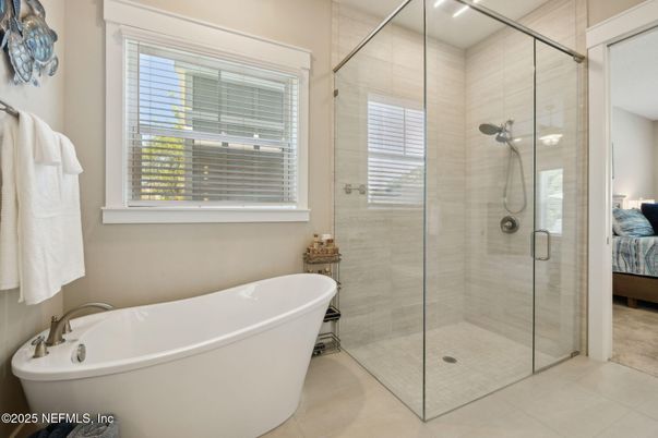 Bathroom, Free Standing Baths, Glass Shower, Interior