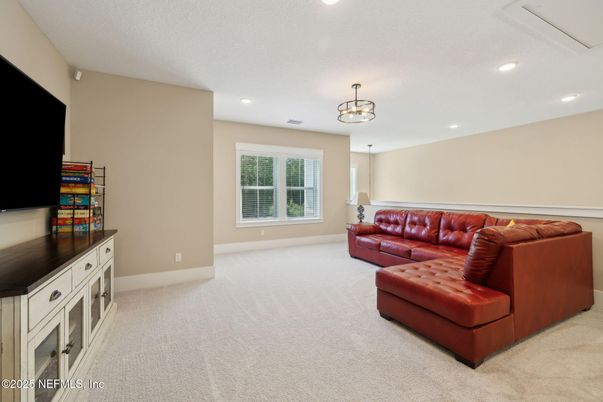 Interior, Living room, Recessed Lighting