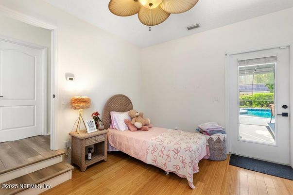 Bedroom, Interior, Wood Texture Flooring
