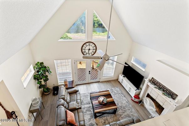 Fireplace, Interior, Living room, Wood Texture Flooring