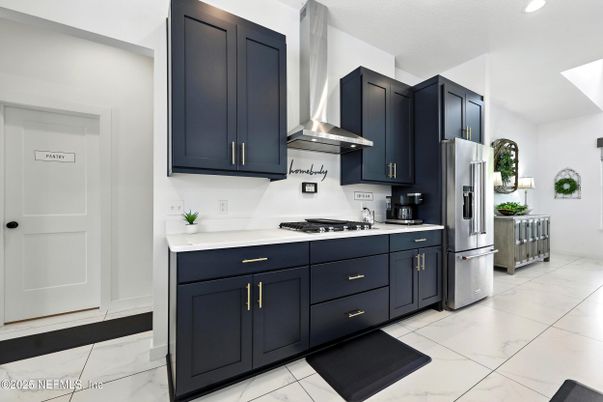 Interior, Kitchen, Marble, Recessed Lighting