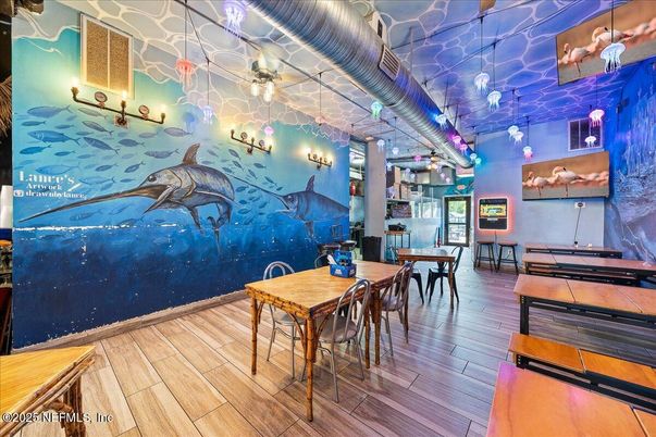 Dining room, Interior, Wood Texture Flooring