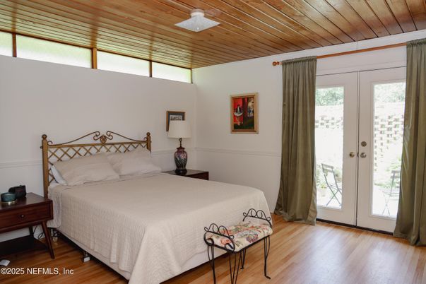 Bedroom, Interior, Wooden Ceilings, Wood Texture Flooring