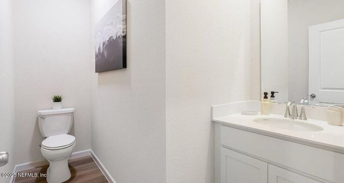 Bathroom, Interior, Wood Texture Flooring