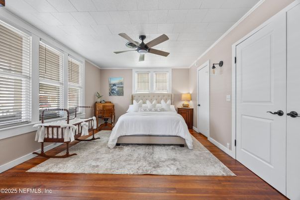 Bedroom, Interior, Wood Texture Flooring
