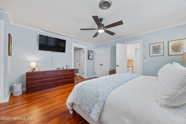 Bedroom, Interior, Wood Texture Flooring