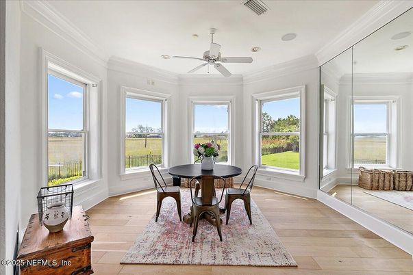 Dining room, Interior, Wood Texture Flooring
