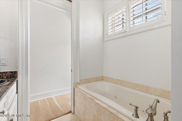 Bathroom, Interior, Wood Texture Flooring