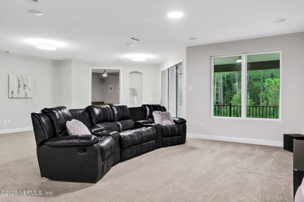 Home Theatre Room, Interior, Living room, Recessed Lighting, Theatre Room