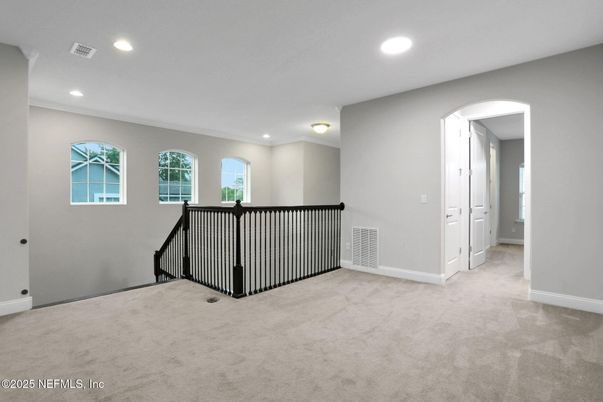 Empty room, Interior, Recessed Lighting