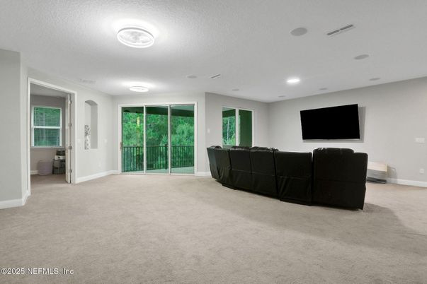 Interior, Living room, Recessed Lighting