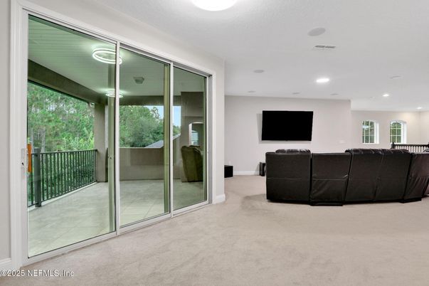 Interior, Living room, Recessed Lighting