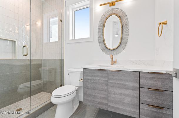 Bathroom, Glass Shower, Interior