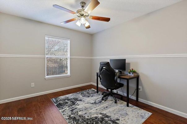 Home Office, Interior, Wood Texture Flooring