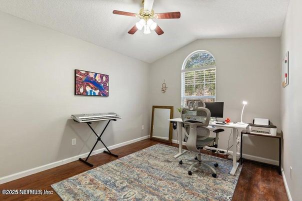Home Office, Interior, Wood Texture Flooring