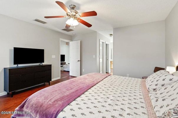 Bedroom, Interior, Wood Texture Flooring