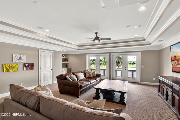 Interior, Living room, Recessed Lighting