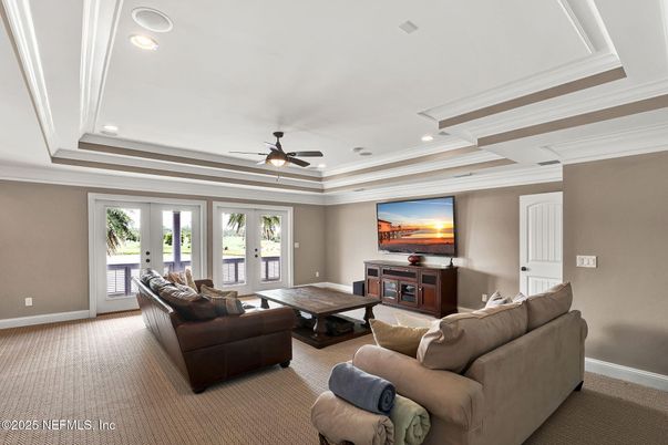 Interior, Living room, Recessed Lighting
