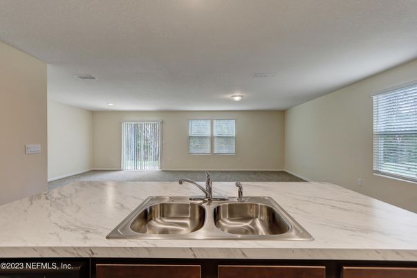 Empty room, Interior, Kitchen, Recessed Lighting