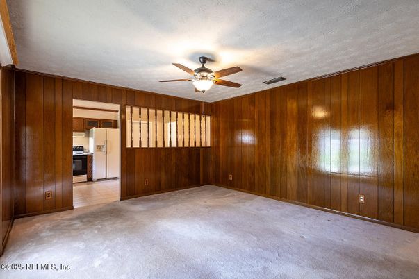 Empty room, Interior, Kitchen, Wooden Walls