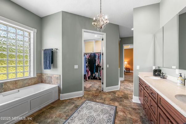 Bathroom, Chandelier, Interior, Pendant Lights