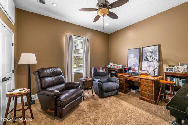 Home Office, Interior, Recessed Lighting