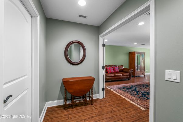 Interior, Recessed Lighting, Wood Texture Flooring