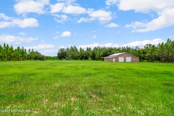 Backyard, Detached Garage, Exterior