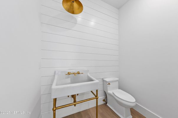 Bathroom, Interior, Wood Texture Flooring