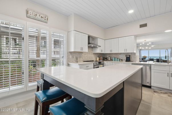Interior, Kitchen, Recessed Lighting, Stainless Steel Appliances