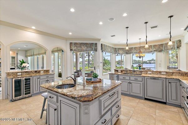 Interior, Kitchen, Pendant Lights, Recessed Lighting, Water