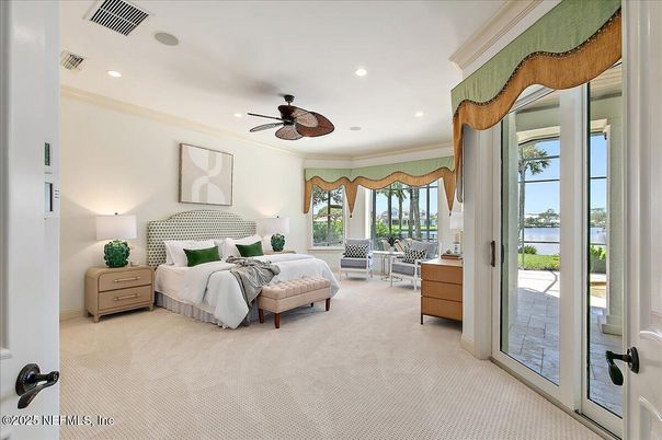 Bedroom, Interior, Recessed Lighting, Water