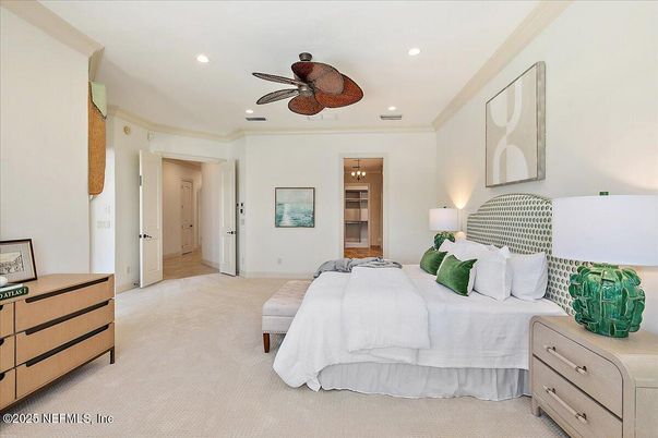 Bedroom, Interior, Recessed Lighting