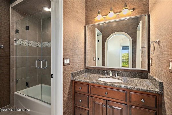 Bathroom, Glass Shower, Interior