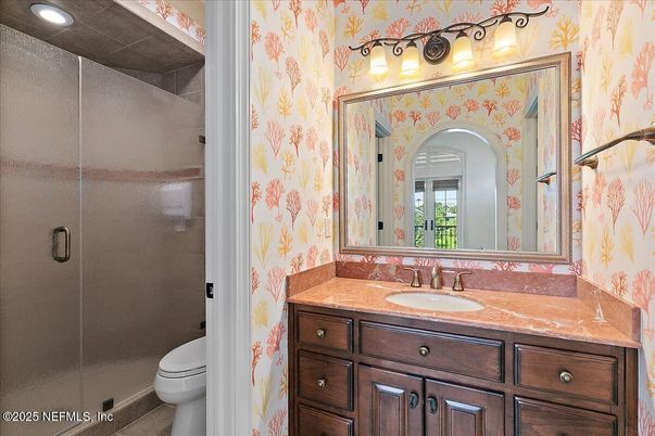 Bathroom, Glass Shower, Interior