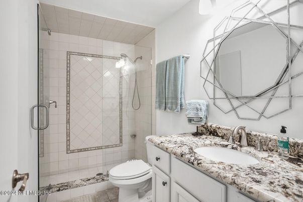Bathroom, Glass Shower, Interior