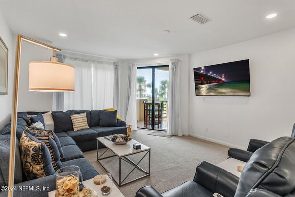 Interior, Living room, Recessed Lighting