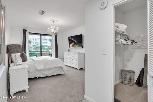 Bedroom, Chandelier, Interior